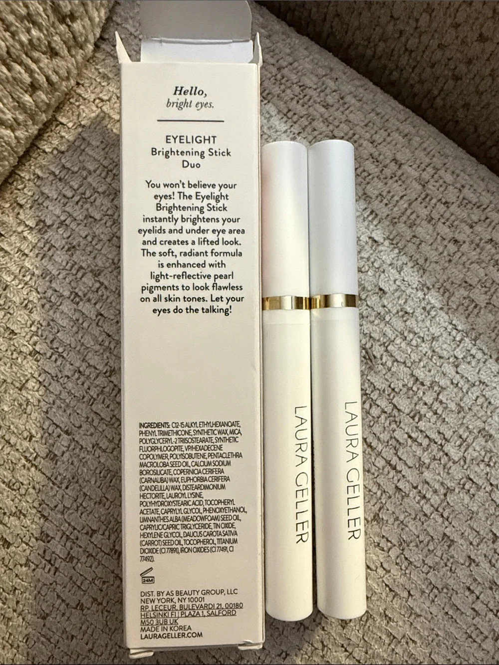 Laura Geller Brightening Eyelight Stick Duo